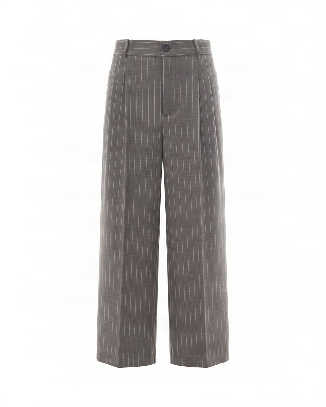 P.A.R.O.S.H. Gray Wide-Leg Trousers