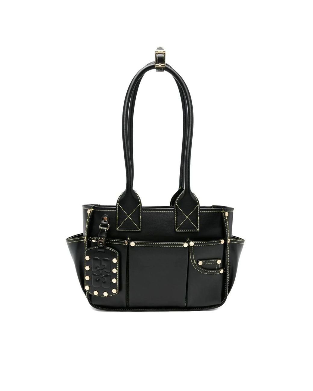 Ganni Black Shoulder Bag Posy