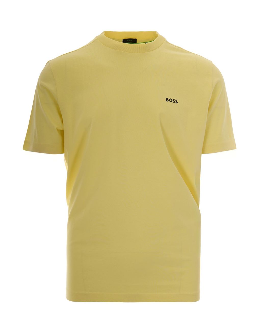 Boss Yellow T-Shirt Logo Open for men