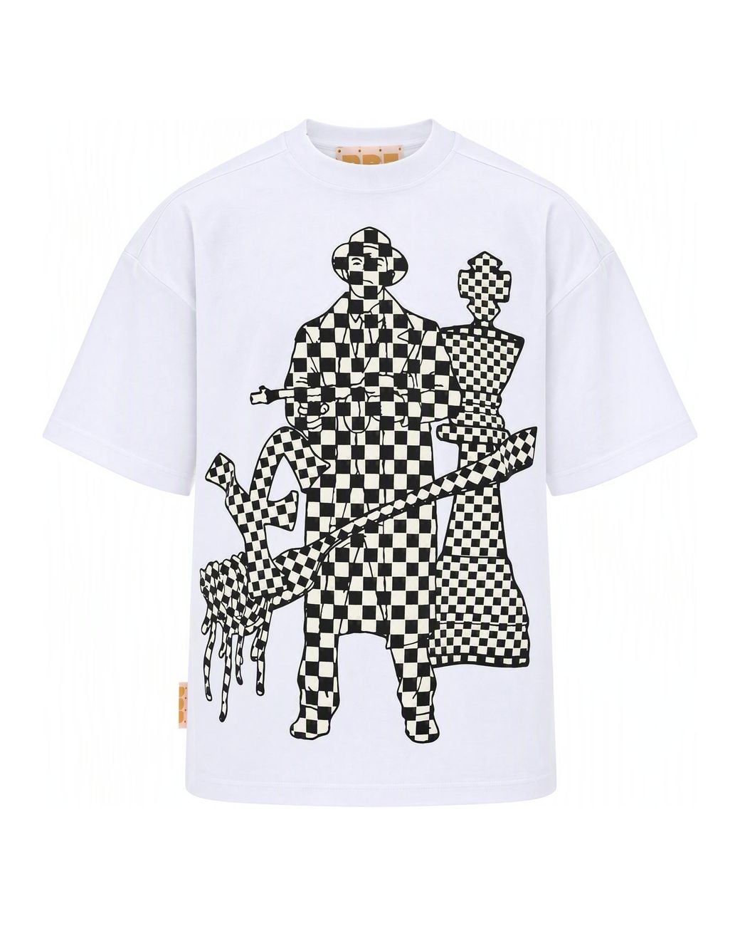 PDF CHANNEL White T-Shirt The New Boy Chess for men