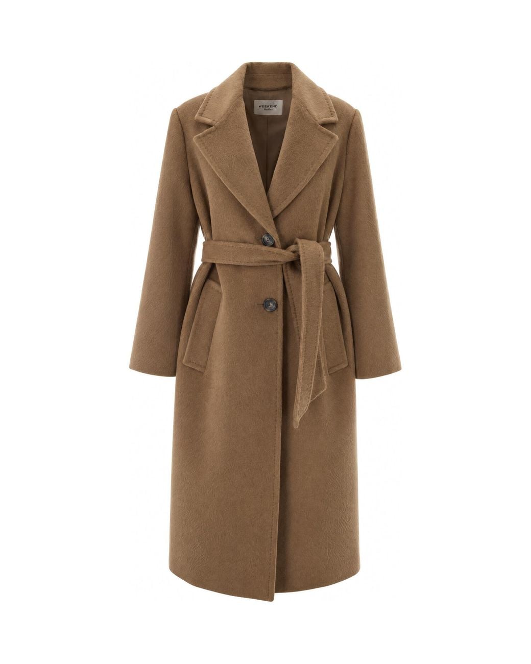 Weekend by Maxmara Brown Cappotto Bronte Cammello