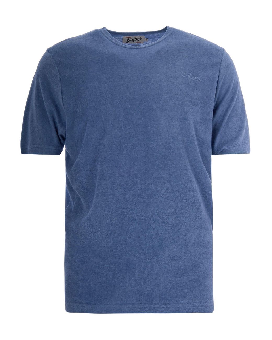 Mc2 Saint Barth Blue T-Shirt Gary Terry Azzurra for men