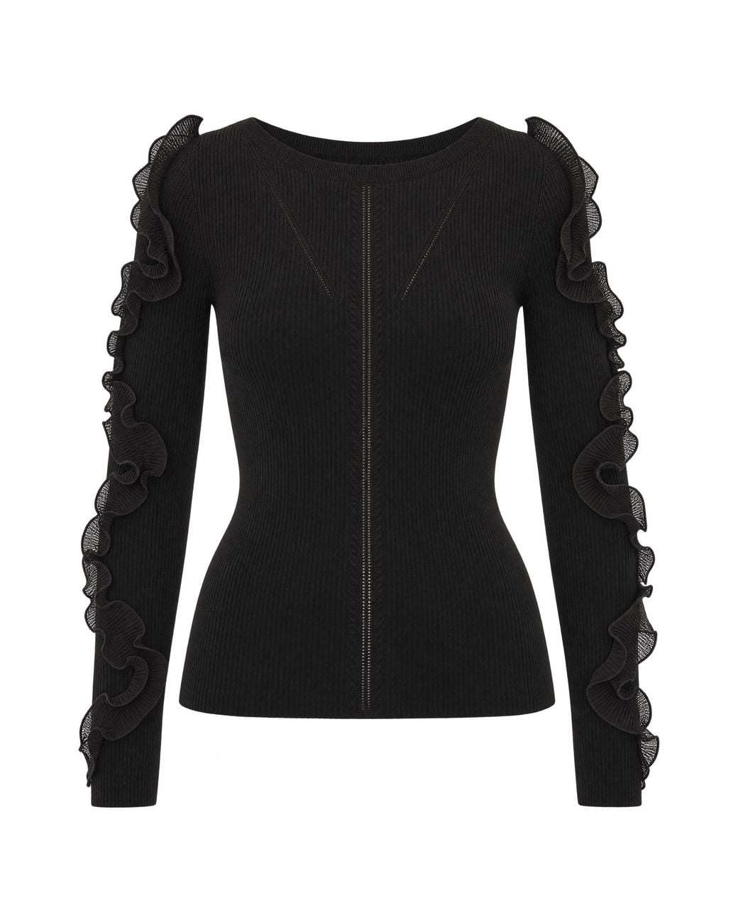Liu Jo Black Maglia Rouches New Moka