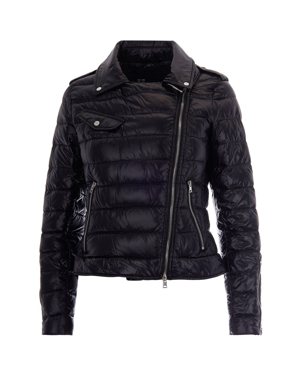 Herno Blue Ultralight Nylon Bomber Jacket