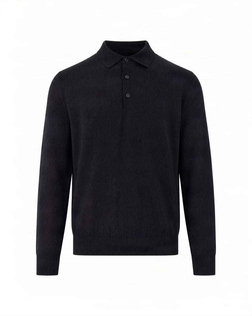 Boss Blue Polo Lana Merino for men