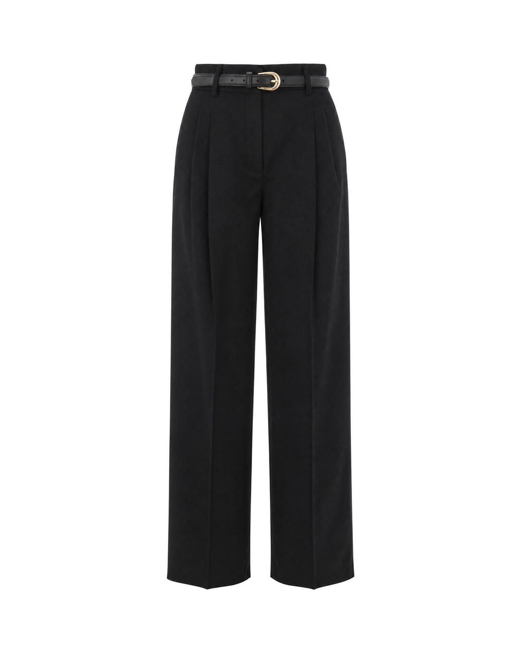 Max Mara Black Pantalone Cocco Nero