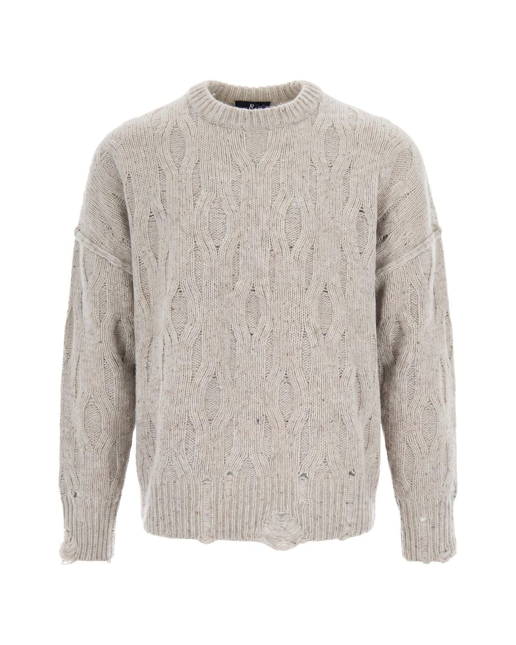 Represent Gray Maglia Distress Taupe for men