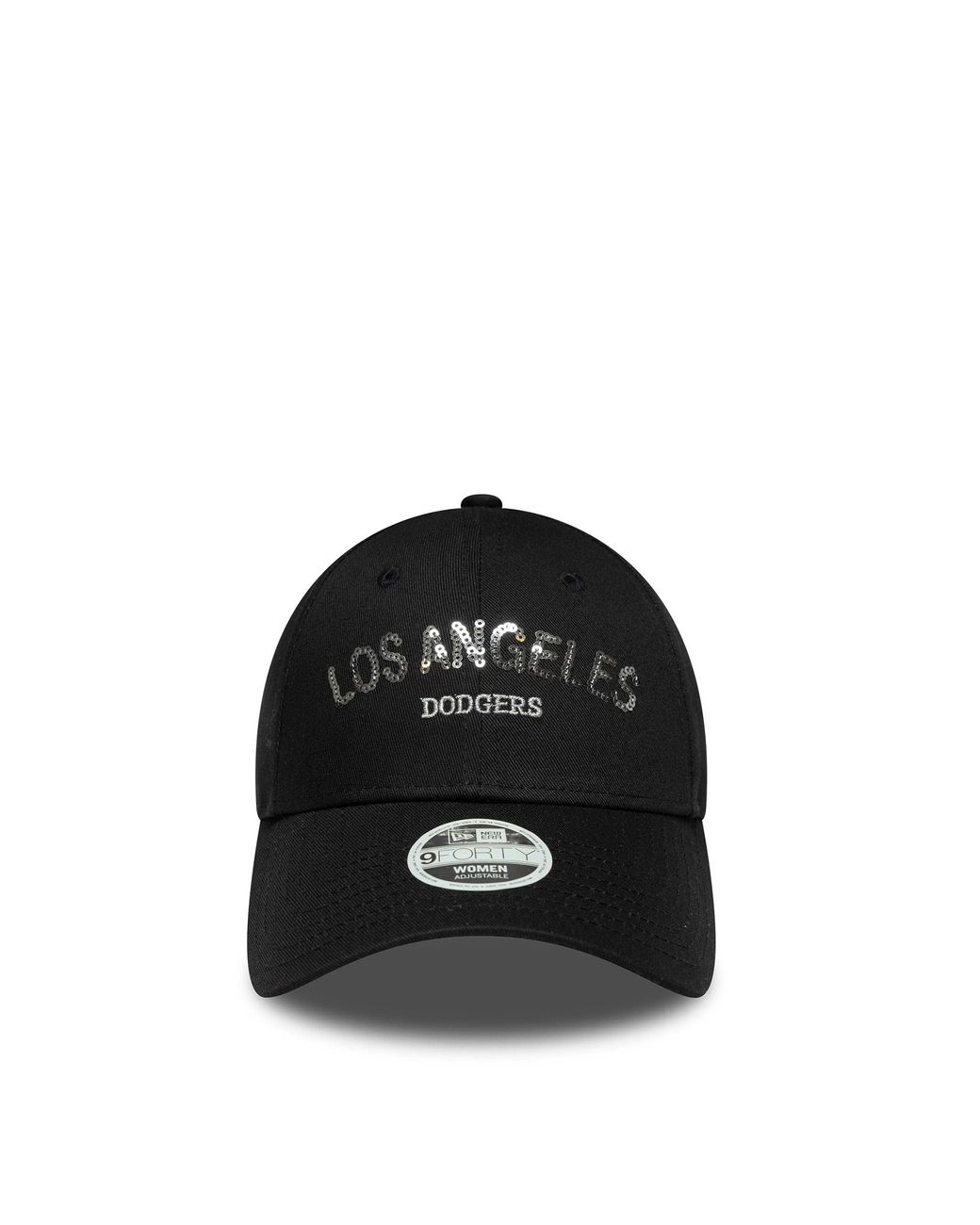 KTZ Black Baseball Cap 9Forty Sequin for men