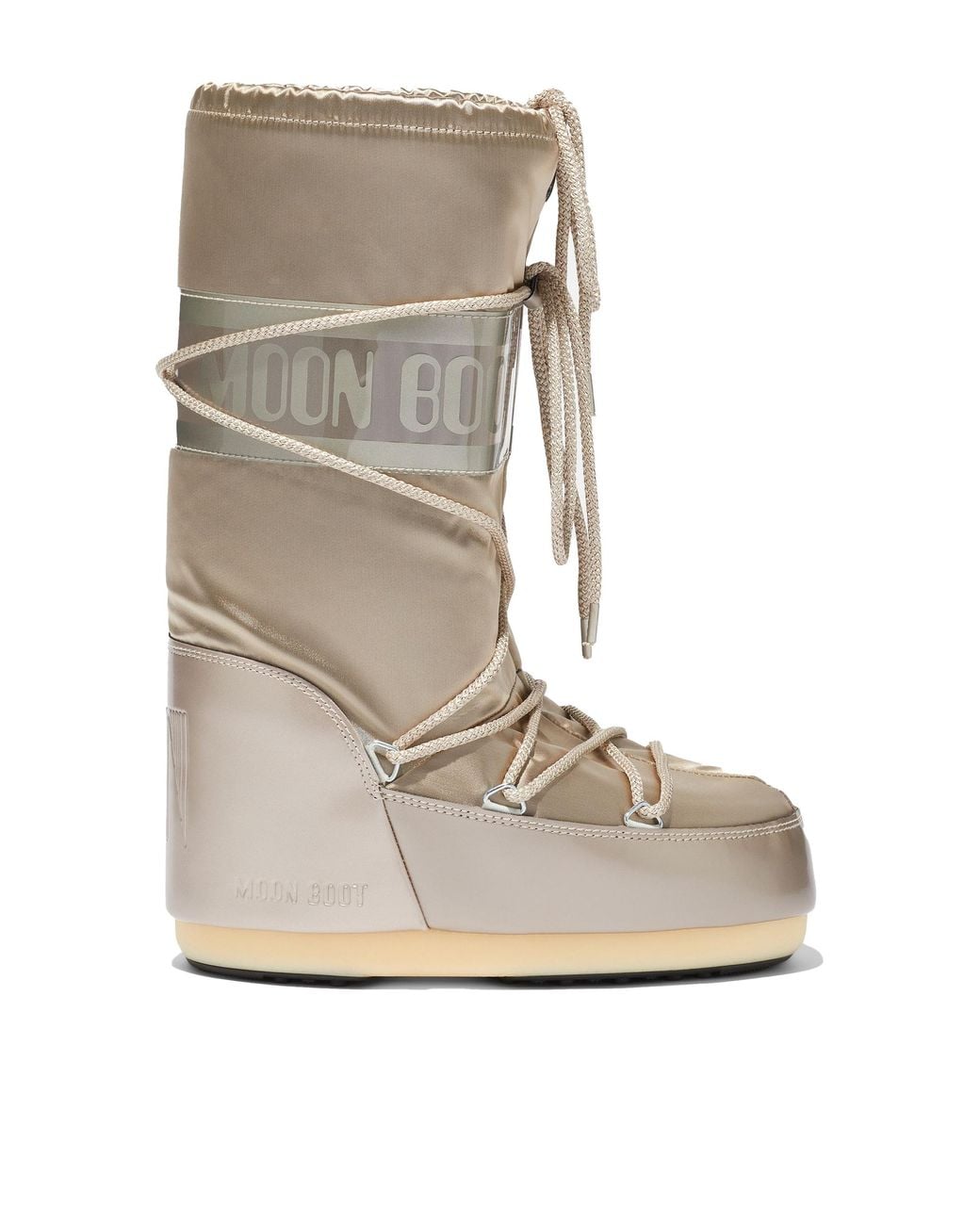 Moon Boot Natural Stivali Icon Glance Platinum