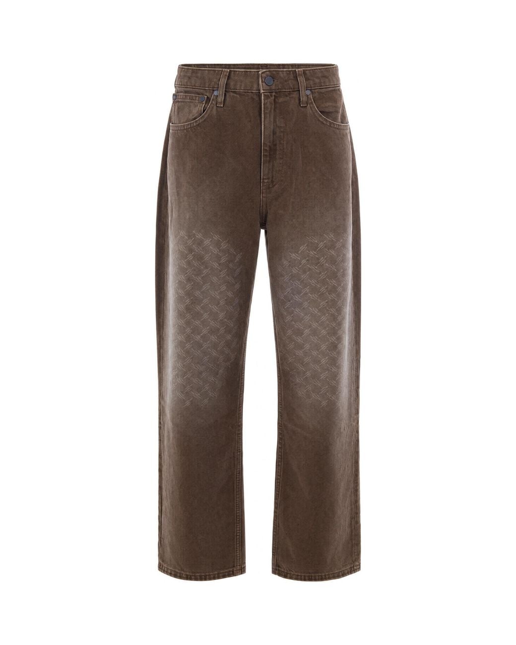 Daily Paper Brown Pantalone Faded Monogram for men
