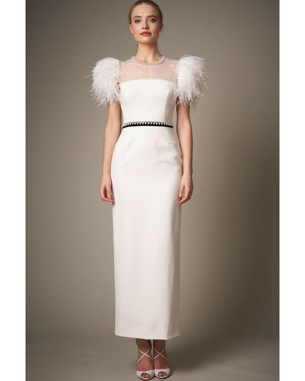 mango wrap back dress