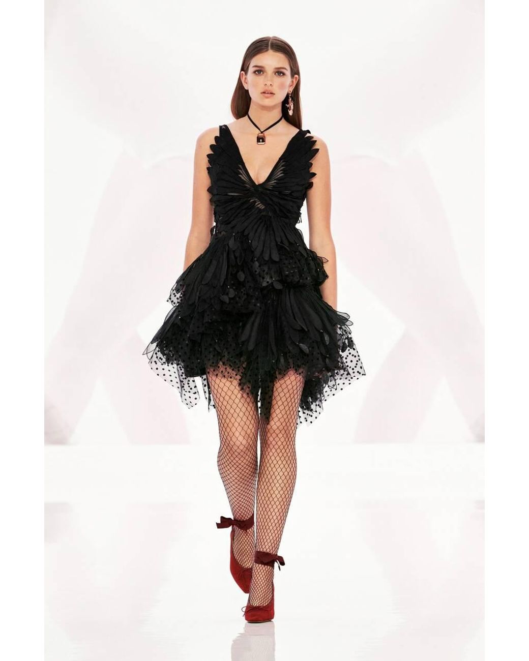 Zimmermann Rhythmic Fluted Mini Dress in Black Lyst