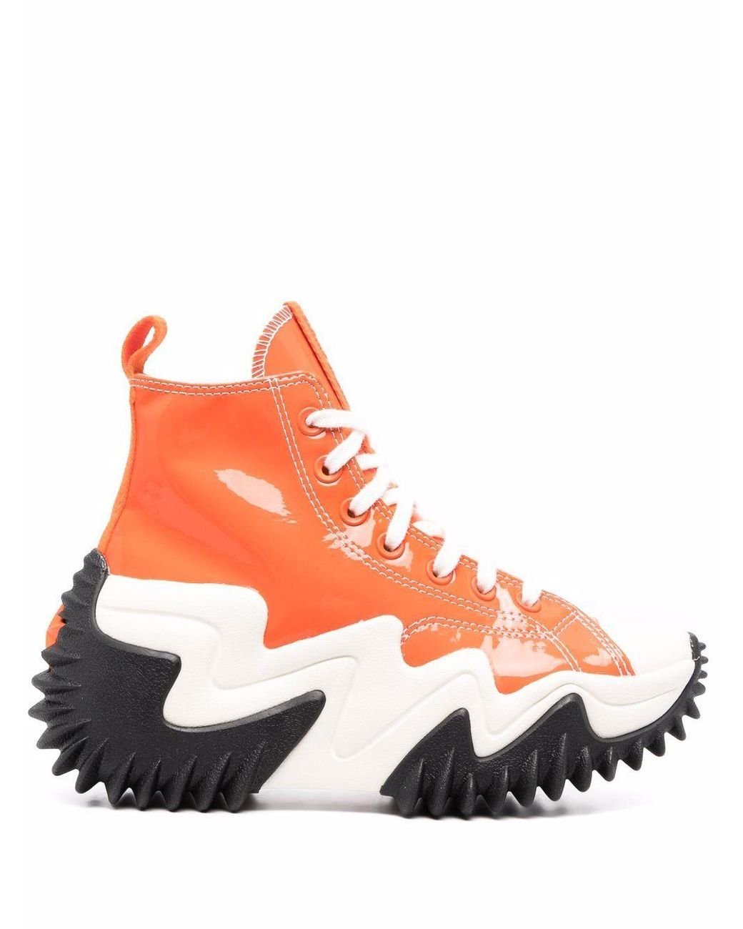 orange platform converse run star hike
