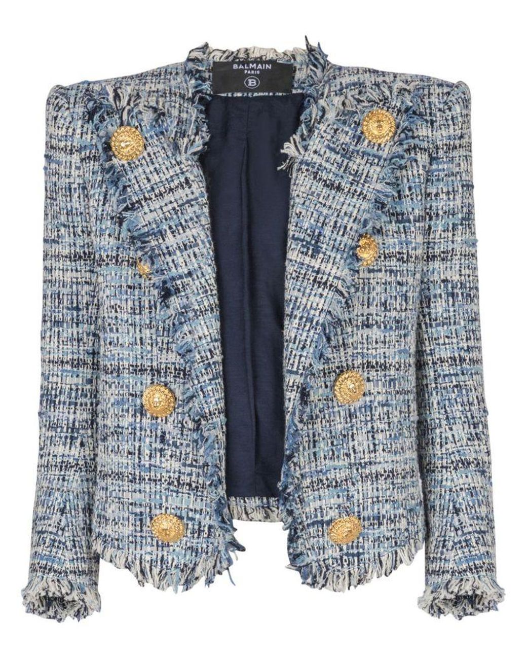 Balmain Blue Side To Side' Jacket