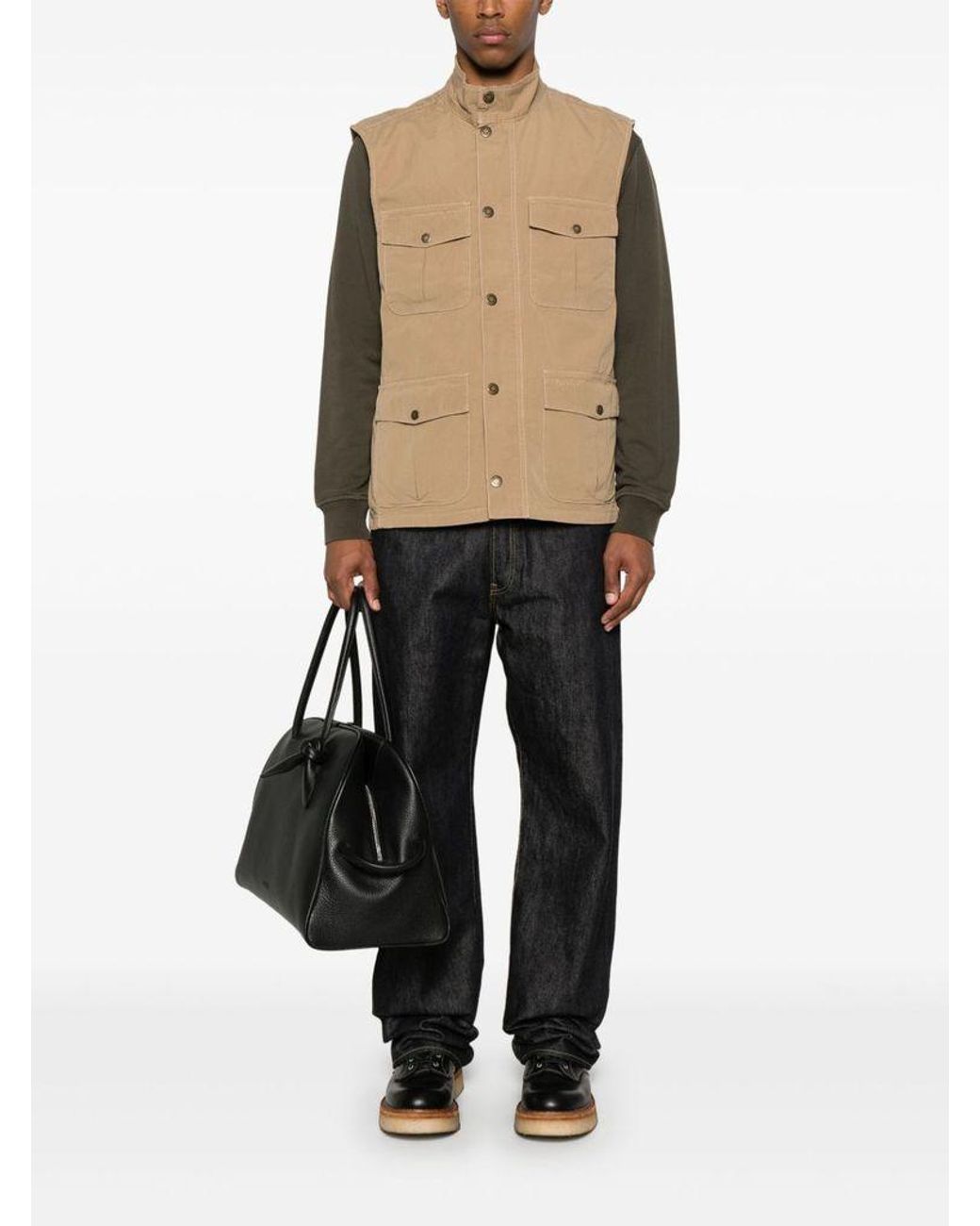 Barbour Natural Mock Collar Jacket for men