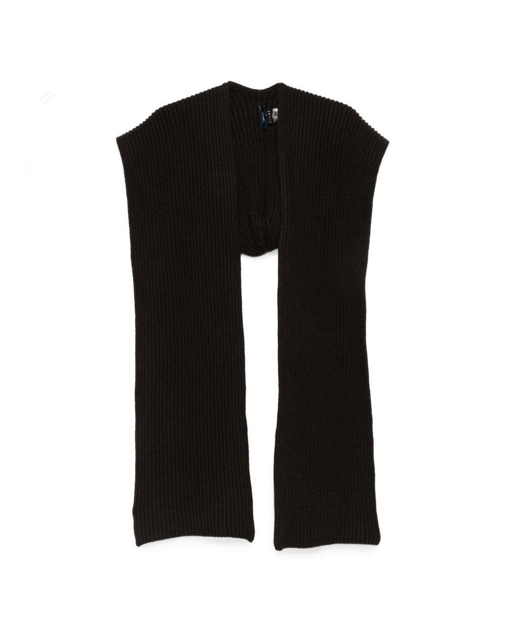 Sciarpa Con Cappuccio Loretta di Soeur in Black