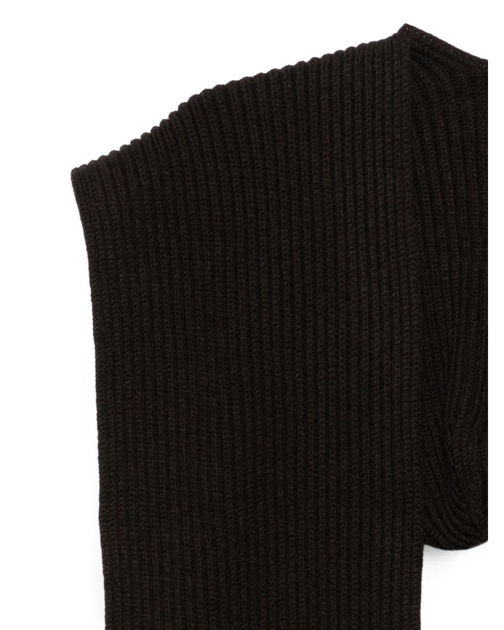 Sciarpa Con Cappuccio Loretta di Soeur in Black