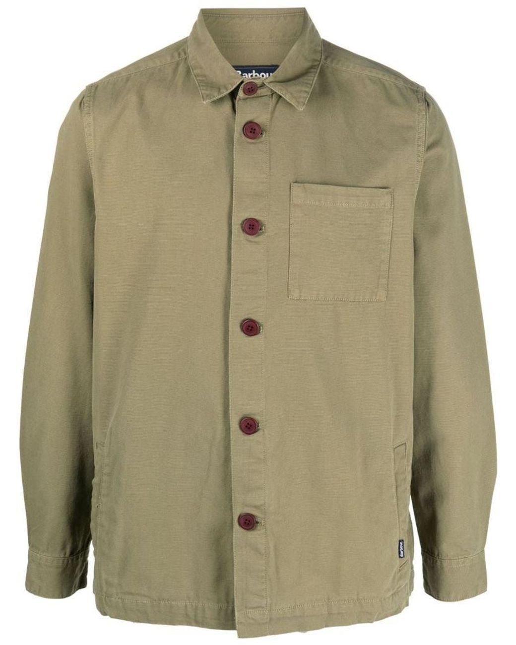 Barbour Green Classic Cotton Shirt For for men