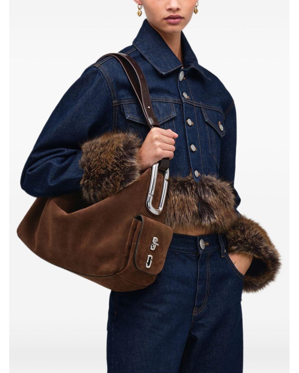 Borsa A Spalla di Marc Jacobs in Brown
