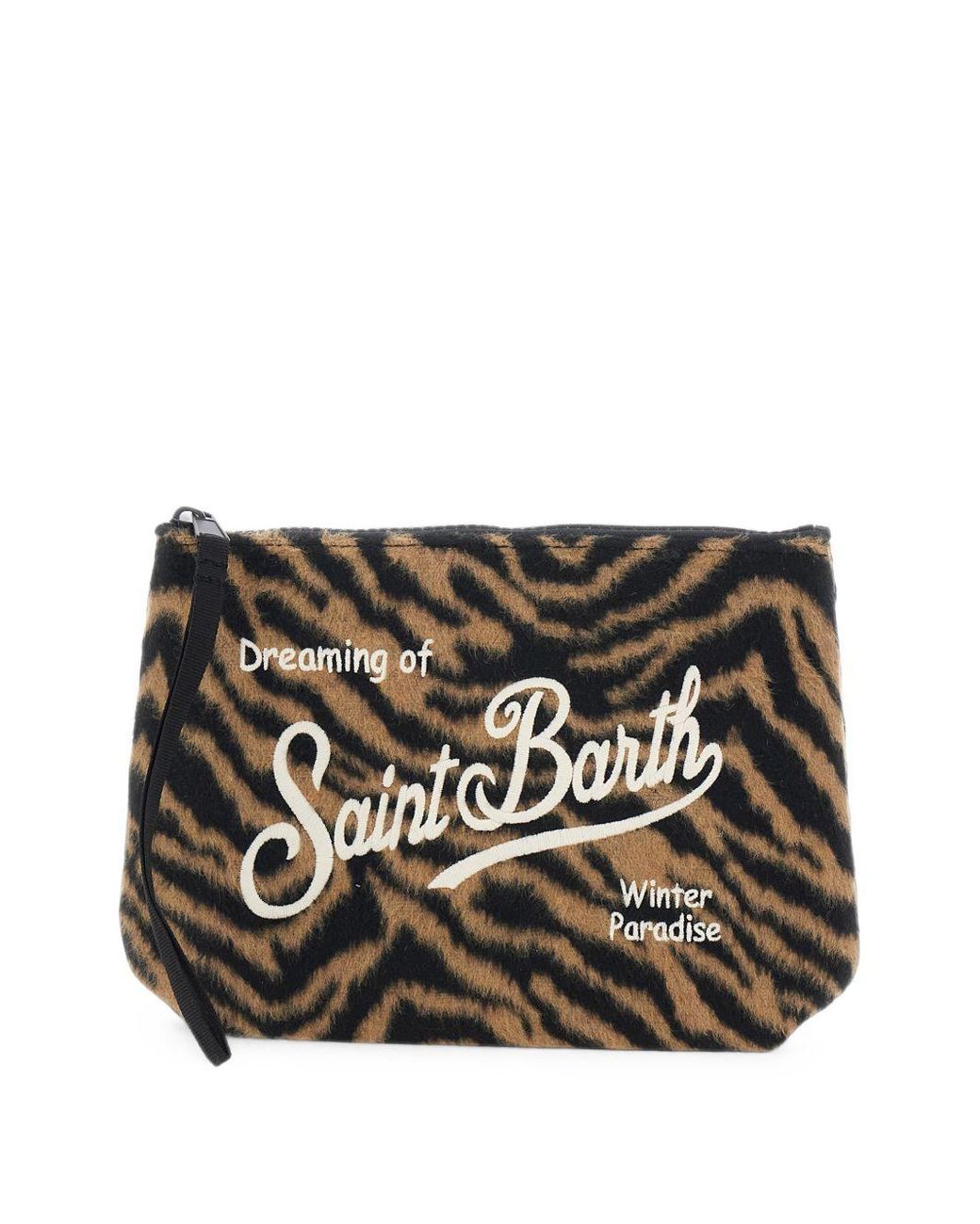 Pochette Aline Felt di Mc2 Saint Barth in Black