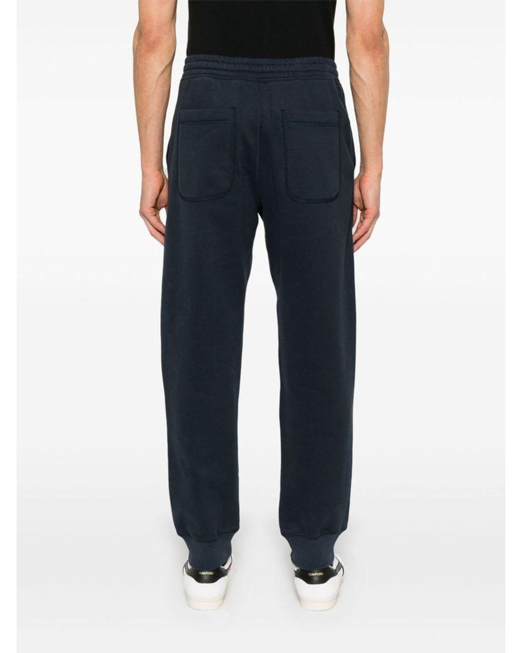 Tom Ford Blue Jersey Track Pants for men