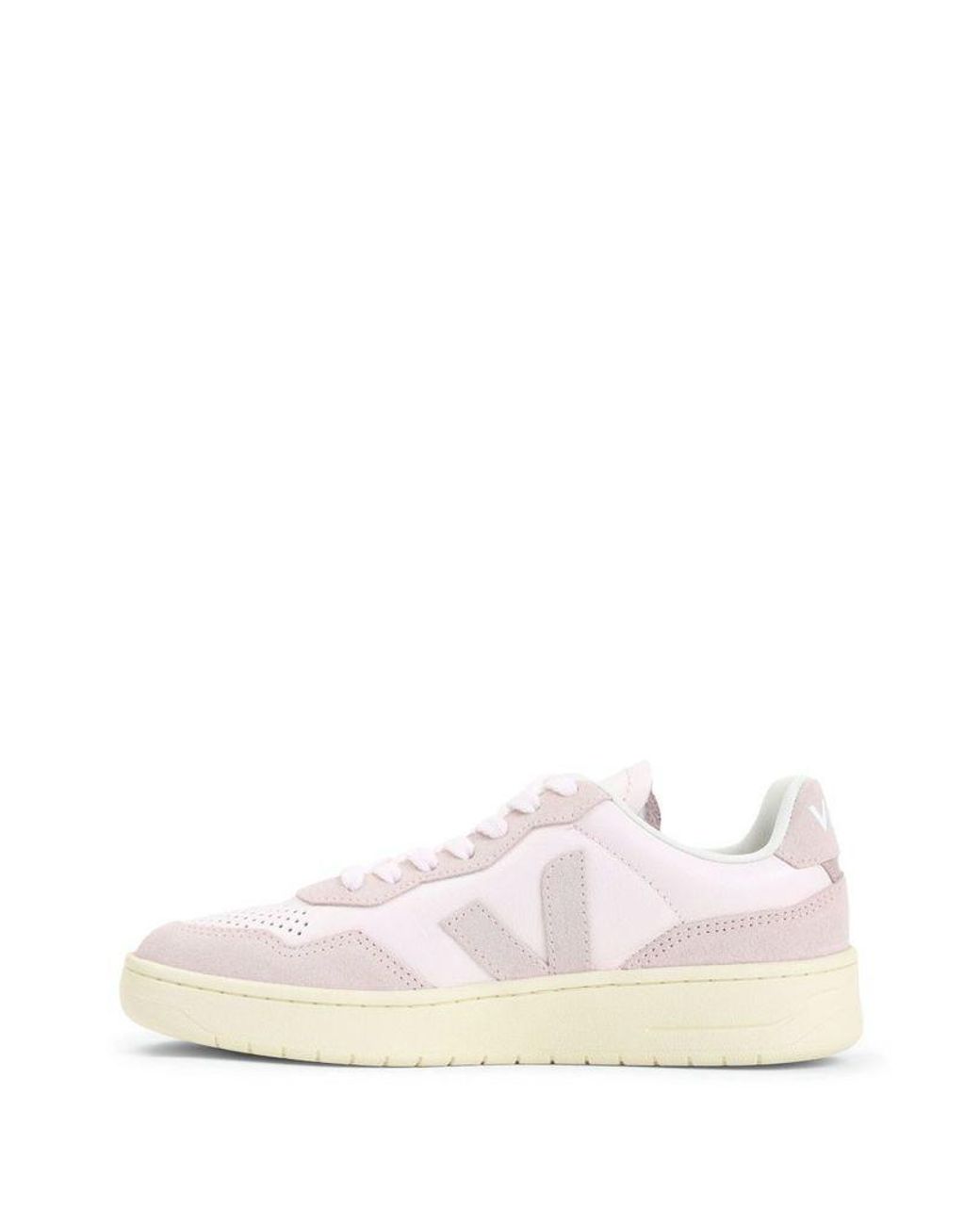 Veja Pink And Leather Sneakers