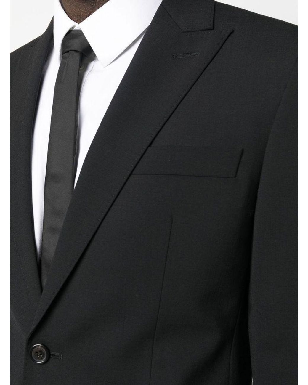 DSquared² Black Two-Piece Single-Breasted Suit for men