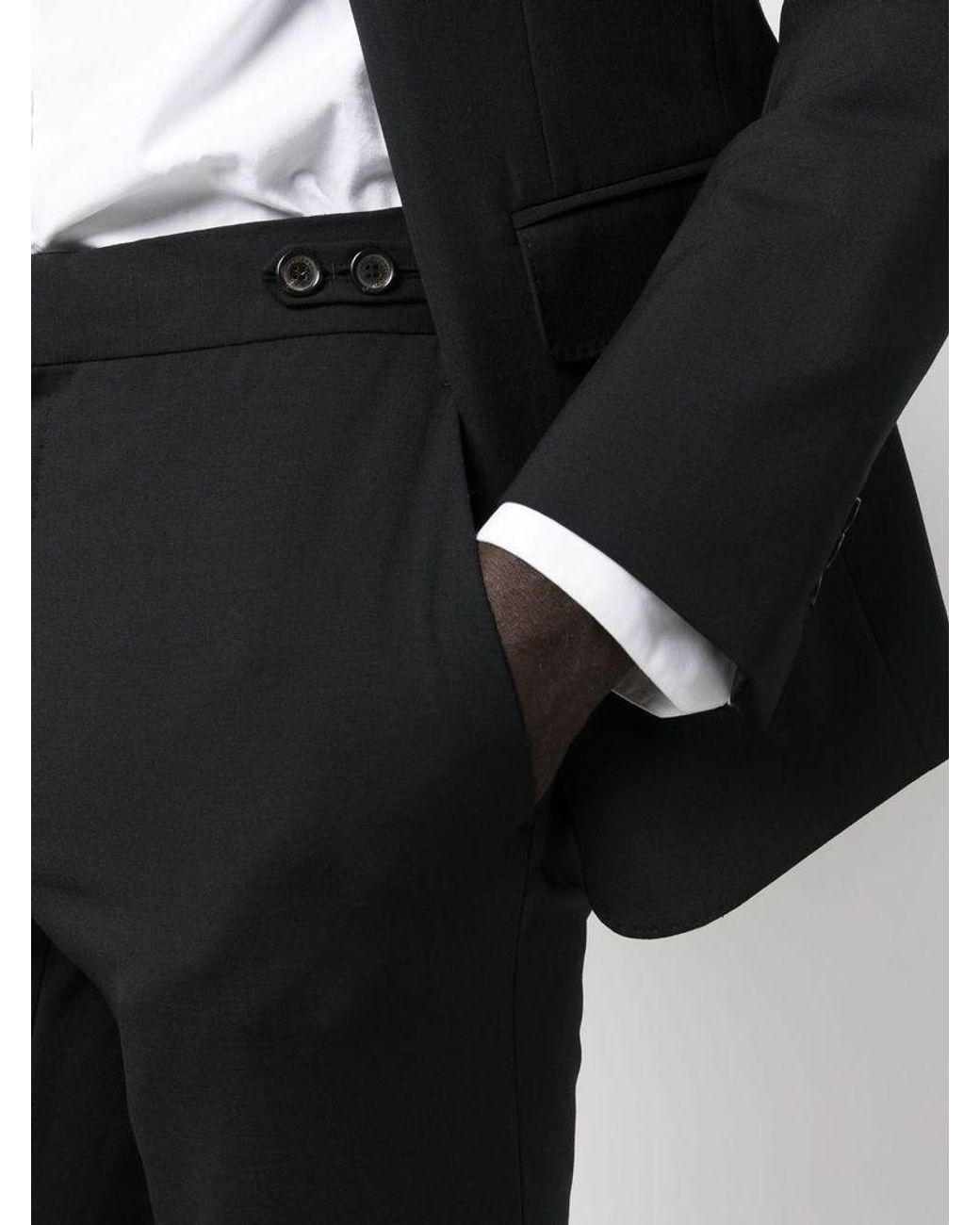 DSquared² Black Two-Piece Single-Breasted Suit for men