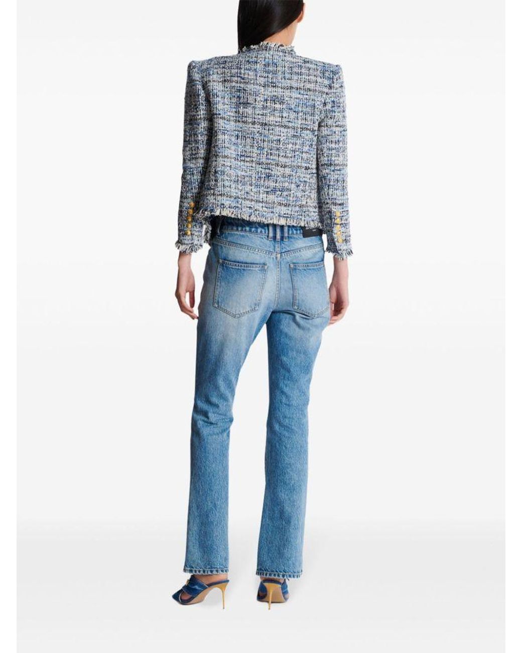 Balmain Blue Side To Side' Jacket