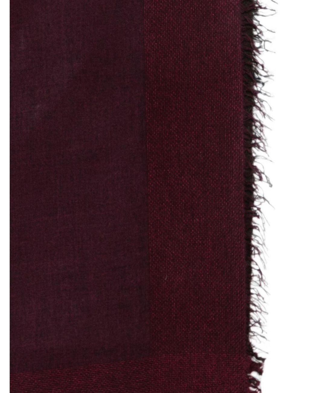 Sciarpa Teodor Bordeaux E Grigia di Faliero Sarti in Purple