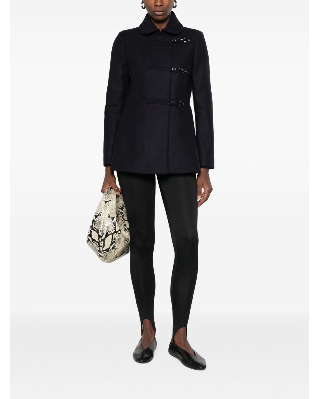 Cappotto Corto di Fay in Black