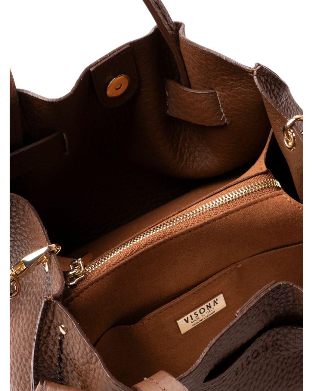 Borsa Queen Noce di VISONA in Brown