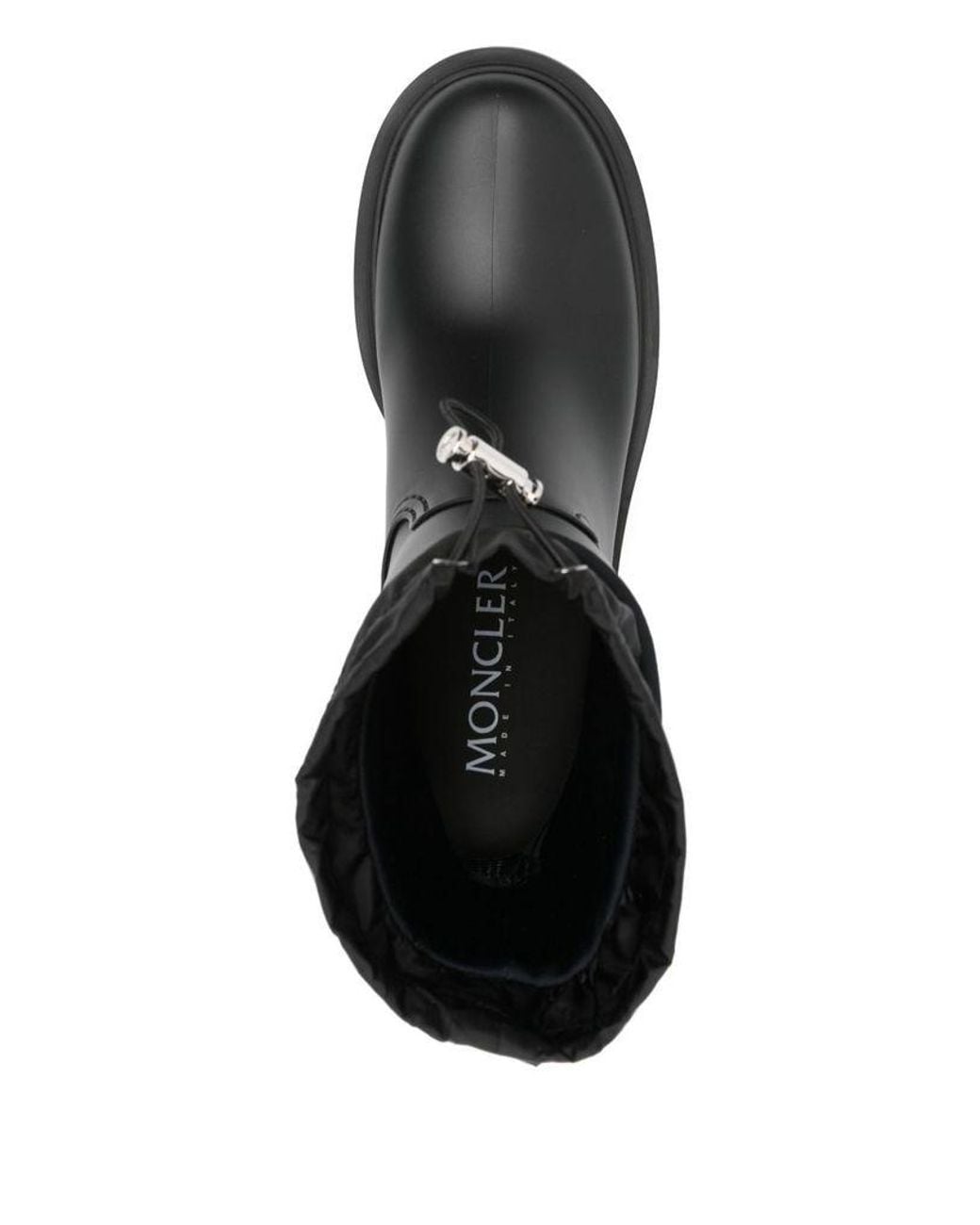 Moncler Black 'Kickstream' Rain Boots