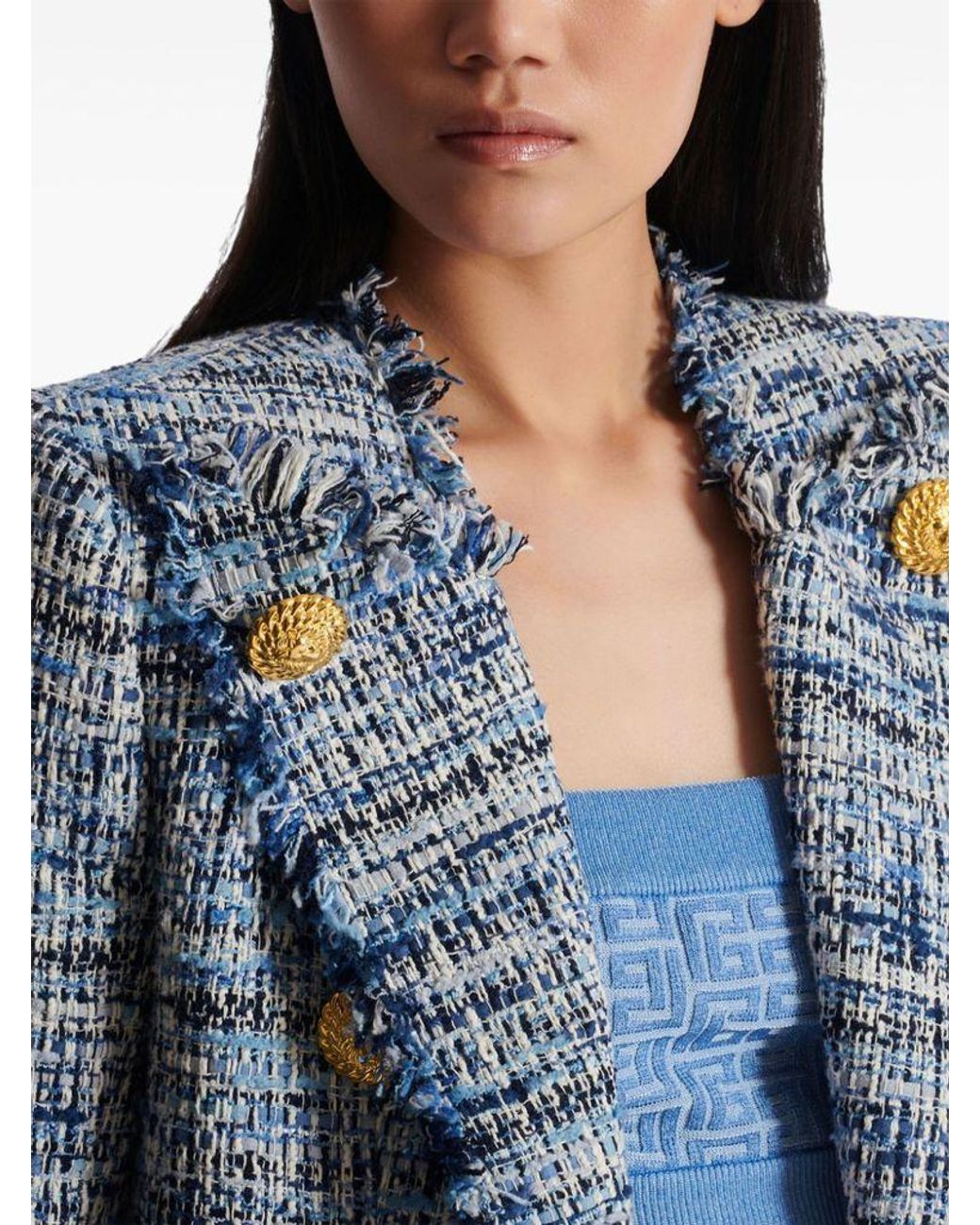 Balmain Blue Side To Side' Jacket