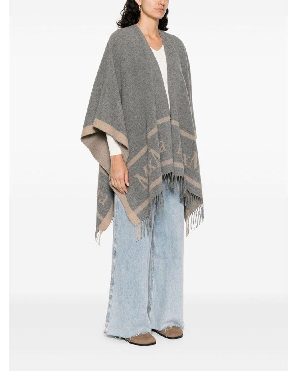 Max Mara Gray Studio Hilde Cape
