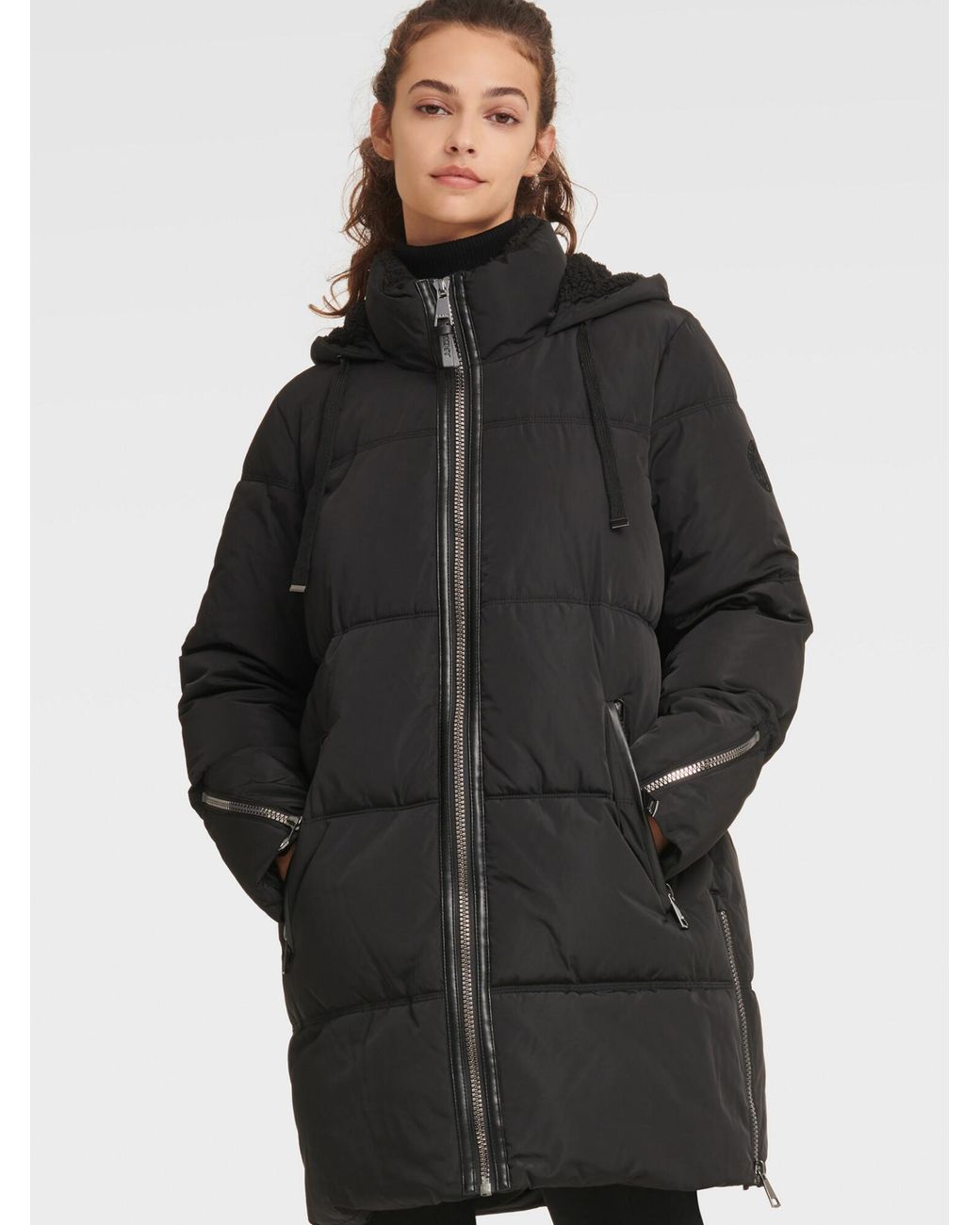 faux sherpa lined jacket