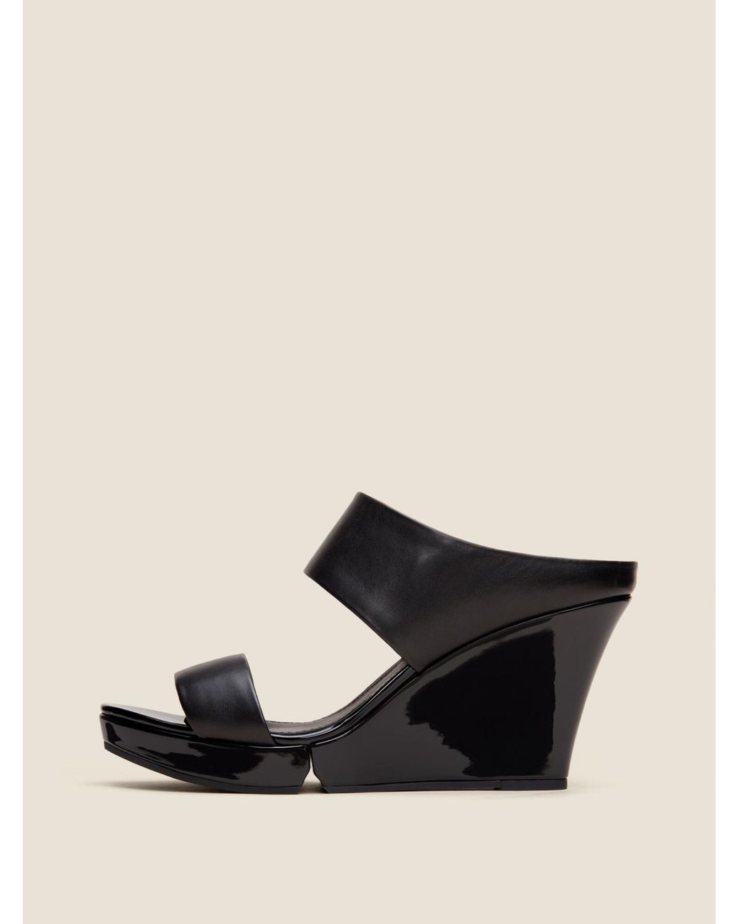 donna karan wedge sandals