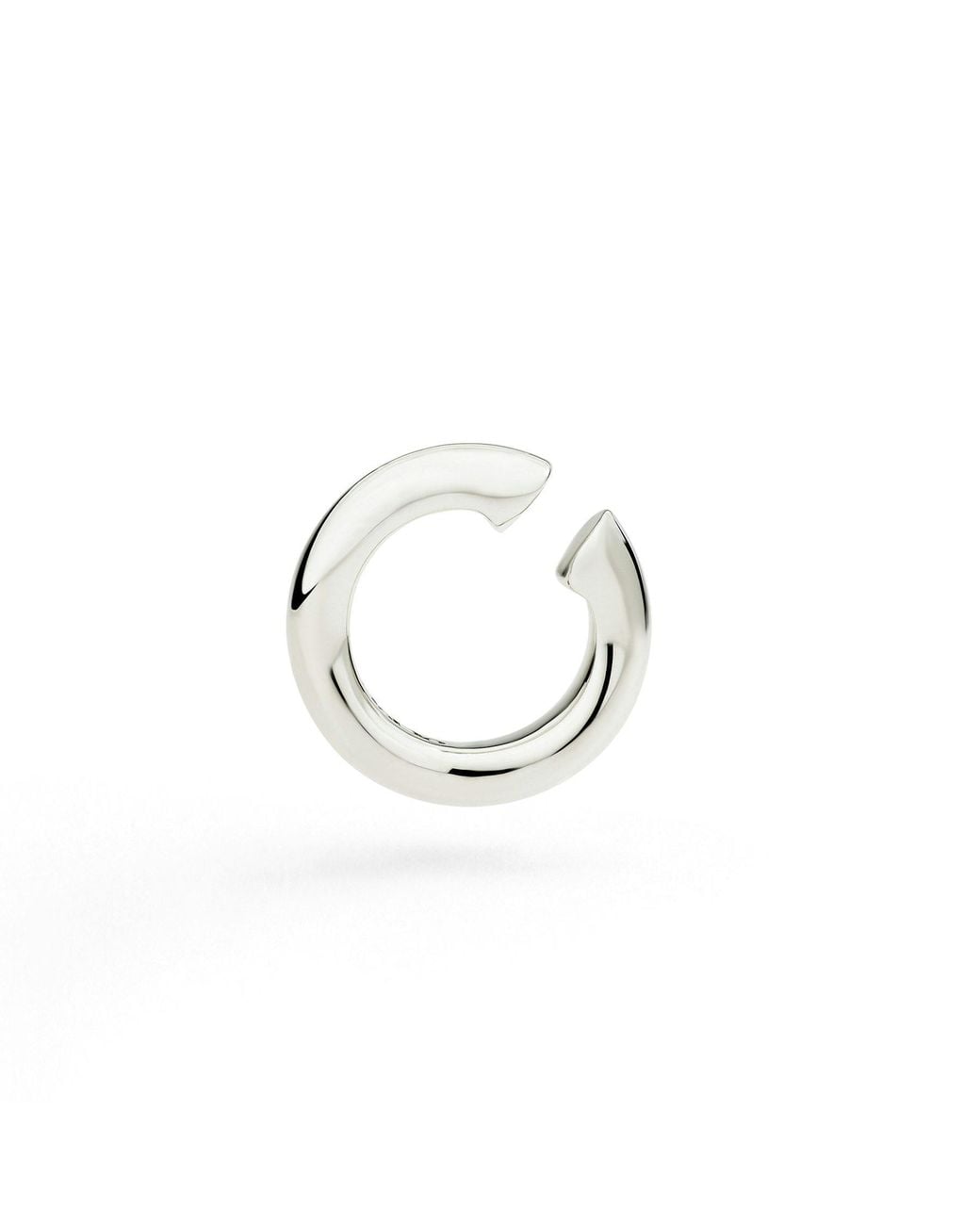 Earcuff Argent Dodo en coloris White