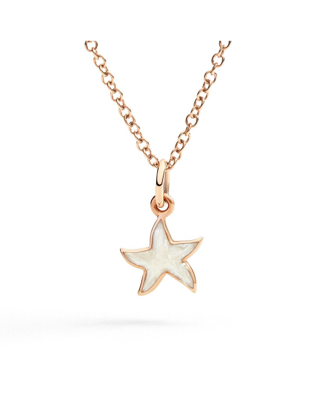 Dodo Metallic Rose & Enamel Star Charm