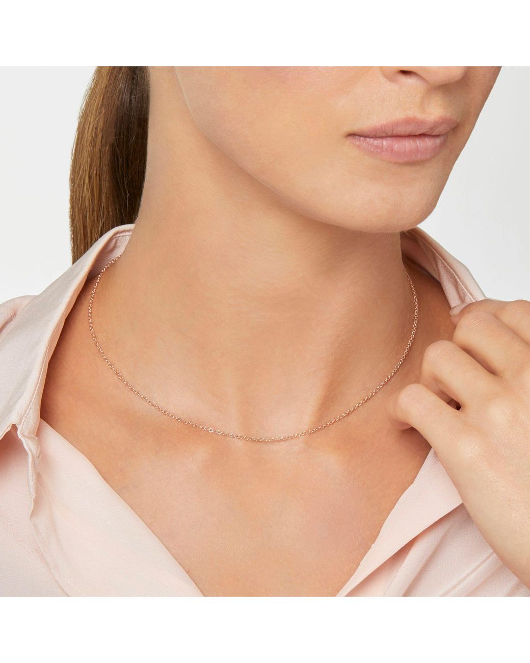 Dodo Metallic Halskette Essentials Roségold