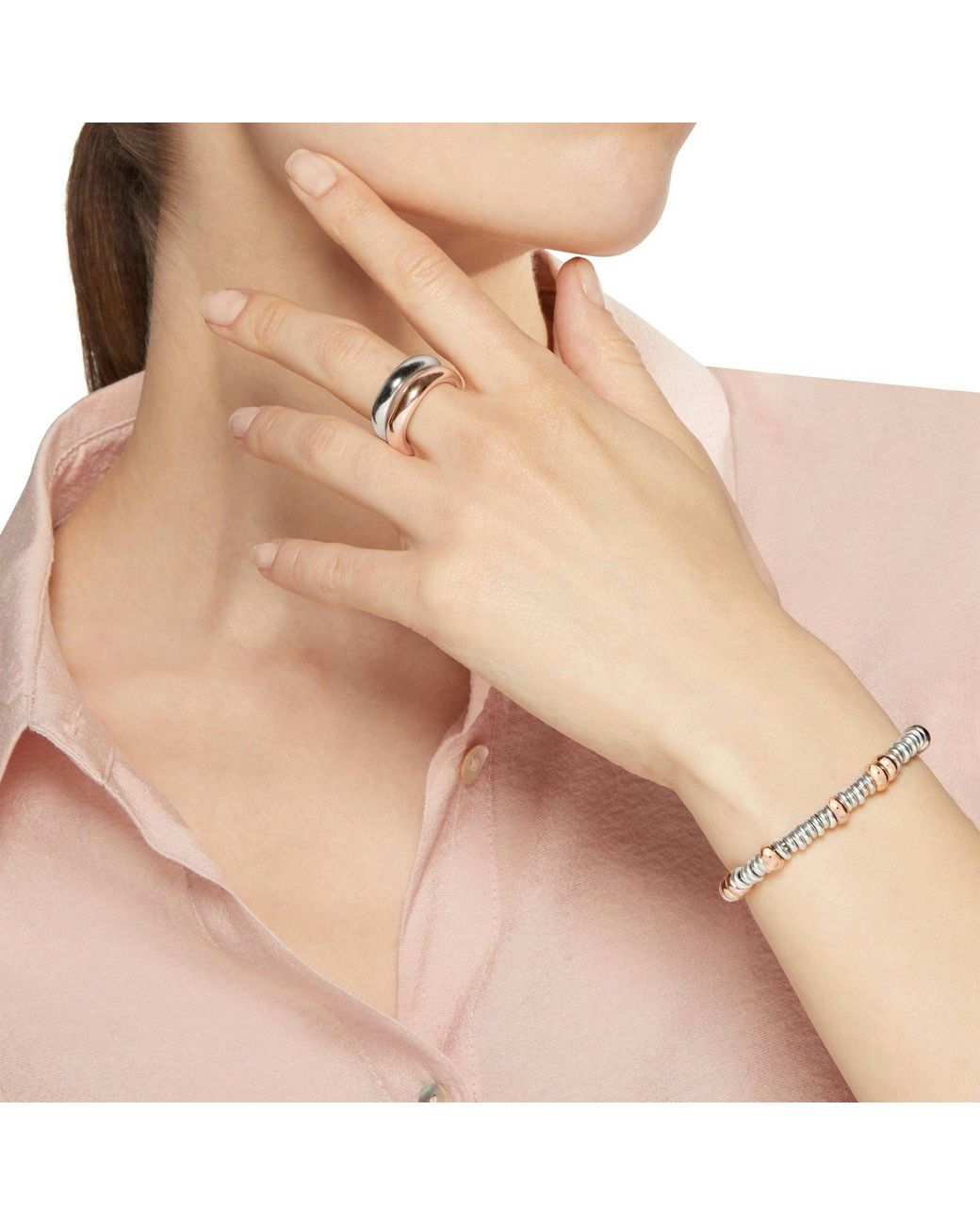 Dodo Metallic Plated Rondelle Bracelet