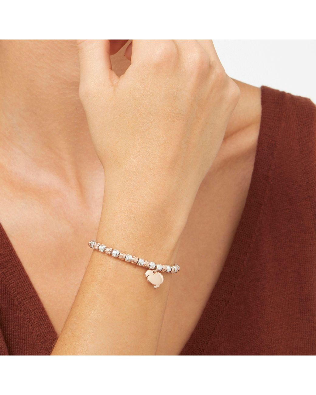 Dodo White Rose Charm