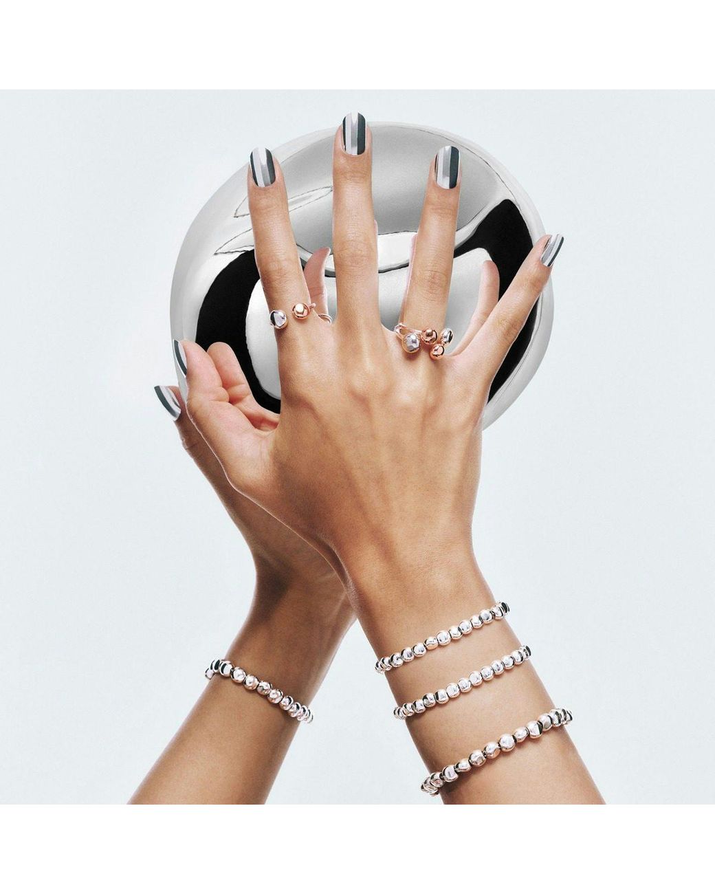 Dodo Metallic Sterling Mini Pepita Bracelet