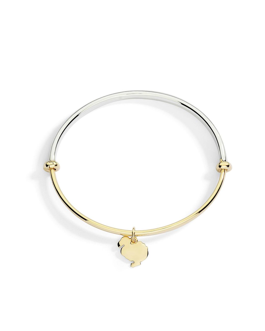 Dodo Metallic Sterling & Pepita Bangle Bracelet