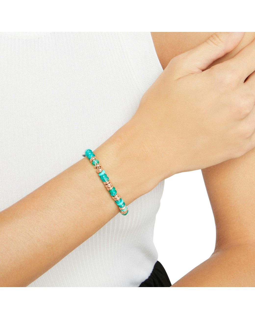 Dodo Green Rondelle Bracelet