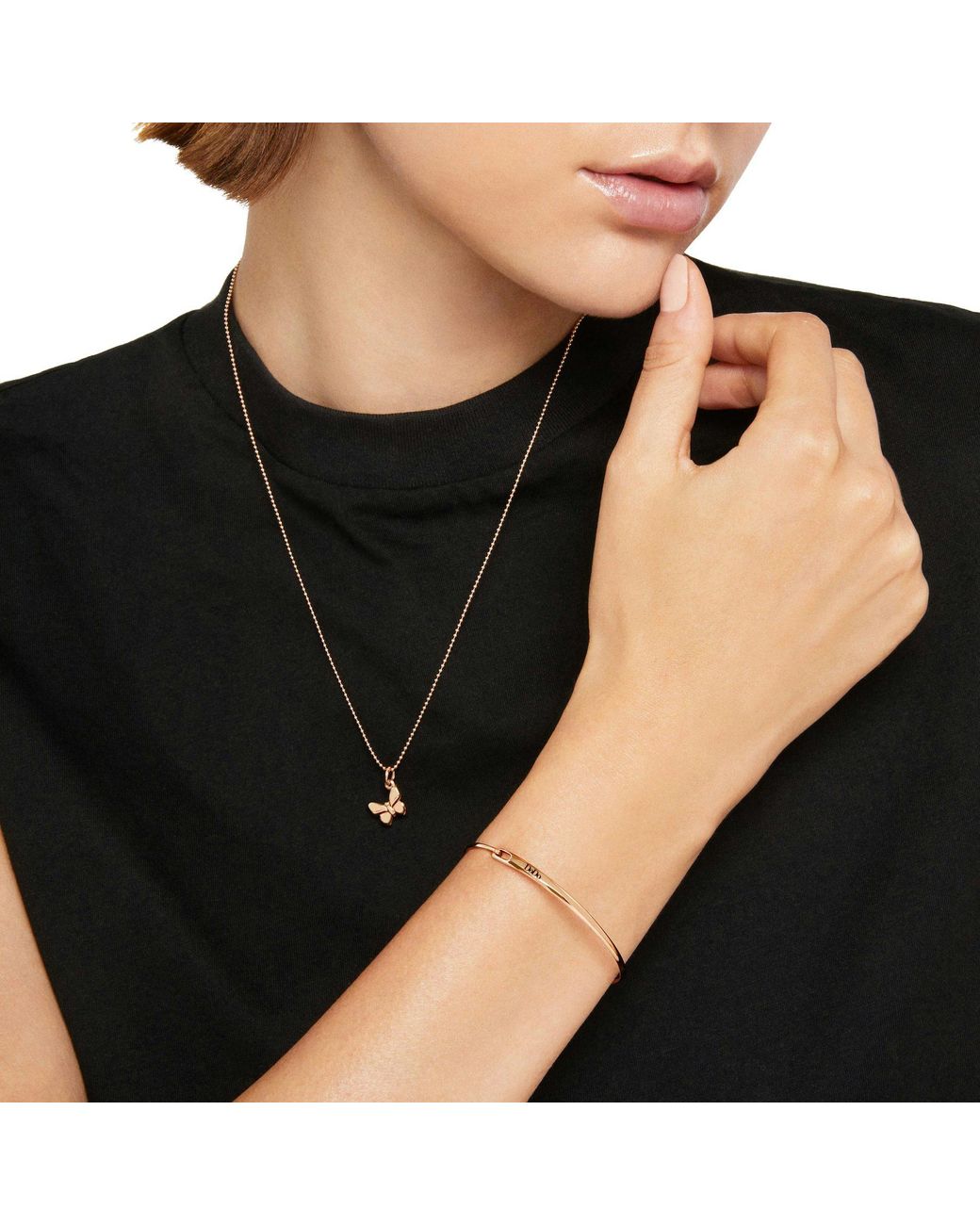 Dodo Metallic Armreif Essentials Roségold