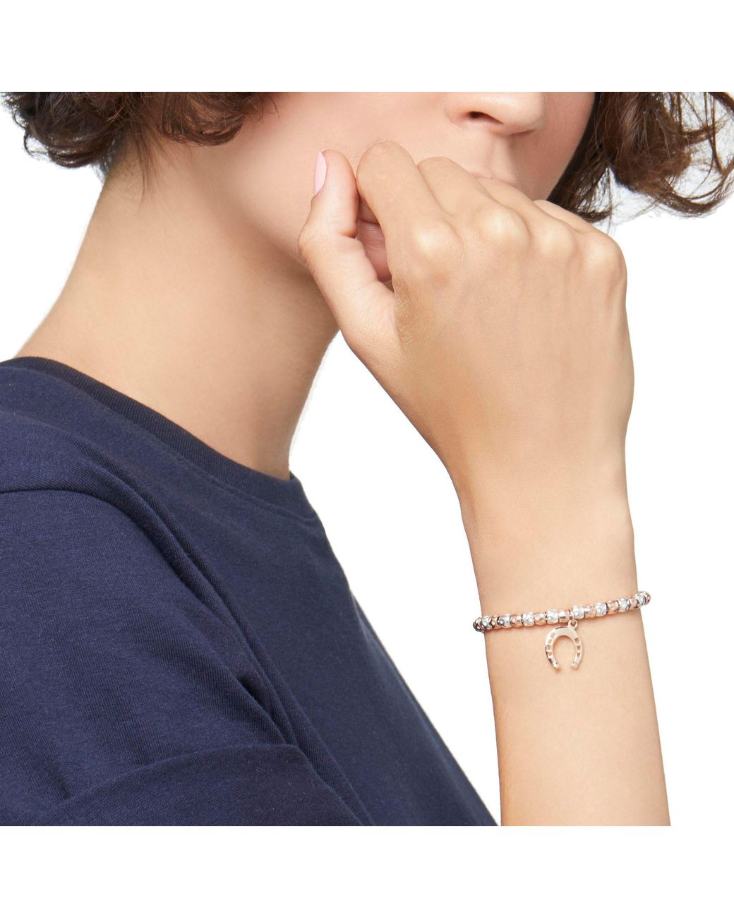Dodo Metallic Rose Granelli Bracelet