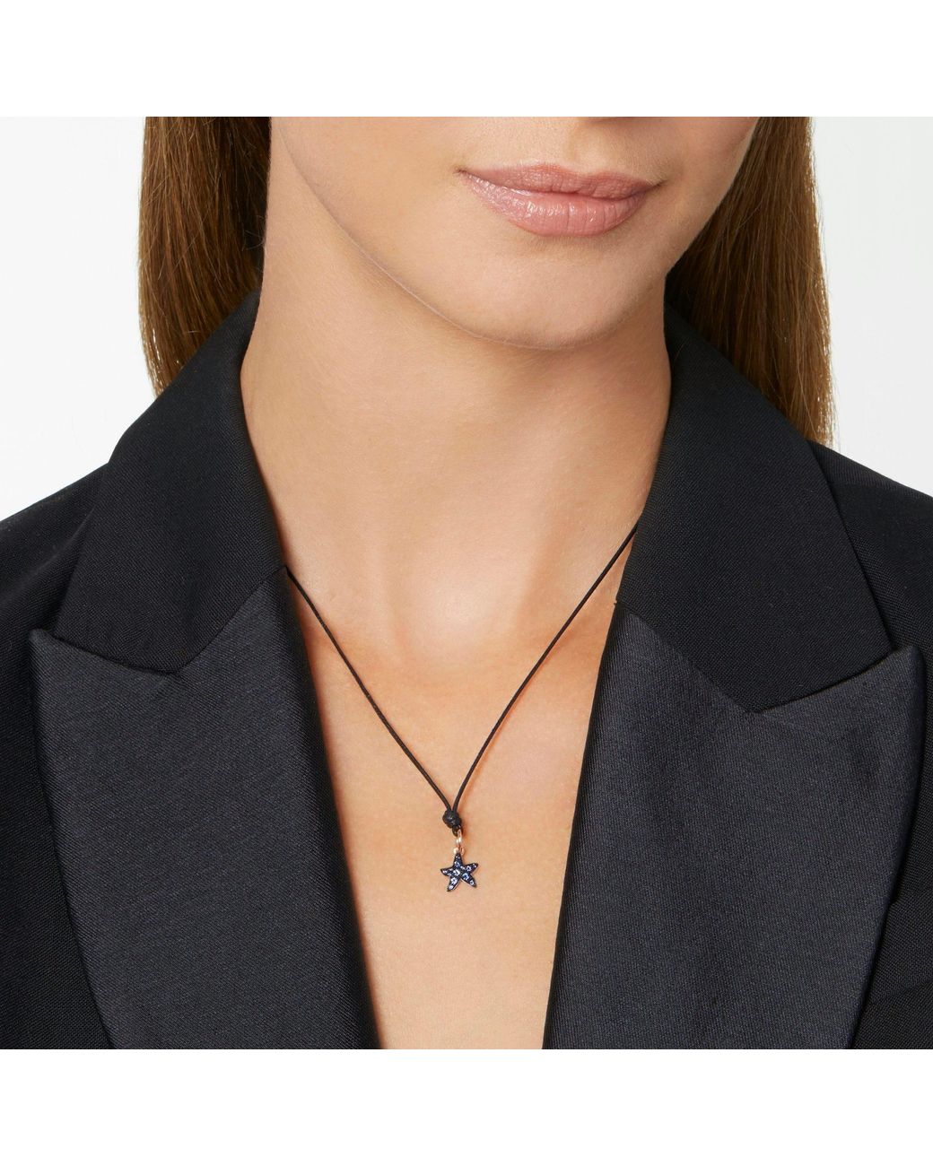 Dodo White Rose & Sapphire Star Charm