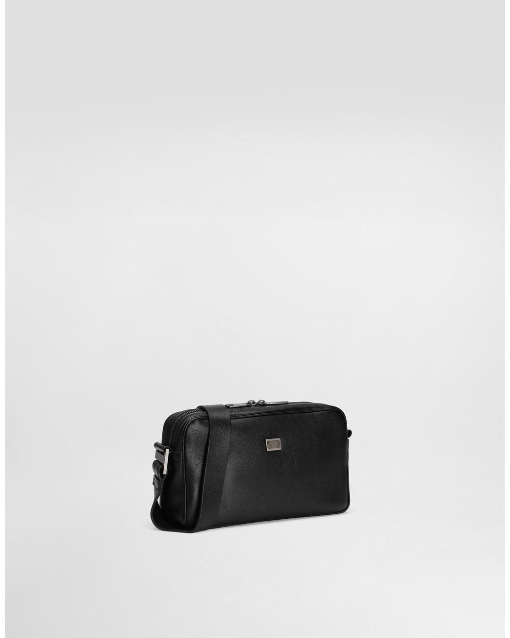 Dolce & Gabbana White Calfskin Crossbody Bag for men