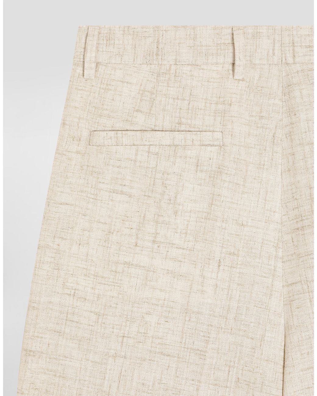 Dolce & Gabbana Natural Tweed-Effect Linen And Viscose Trousers for men